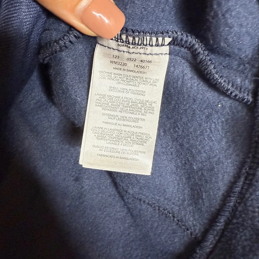 Columbia‎ Fleece Jacket Full Zip Navy Blue Men's XXL EEUC